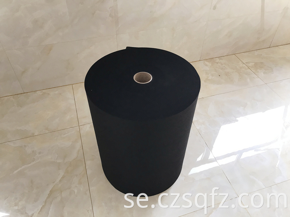 Black KN95 non-woven fabric